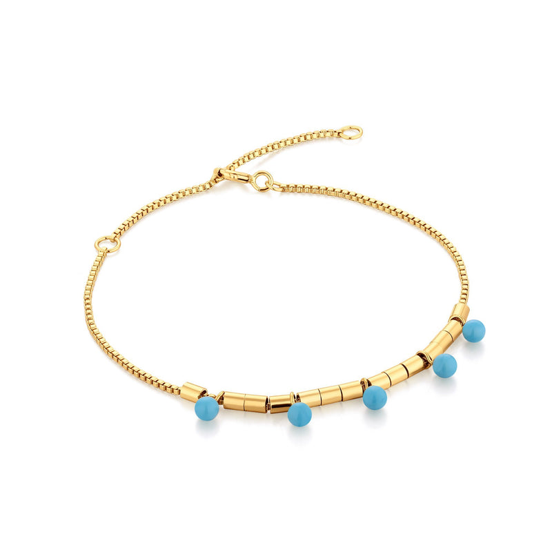 VITRIC | Pacific Blue Murano Glass Bead Bracelet Perri Foia 