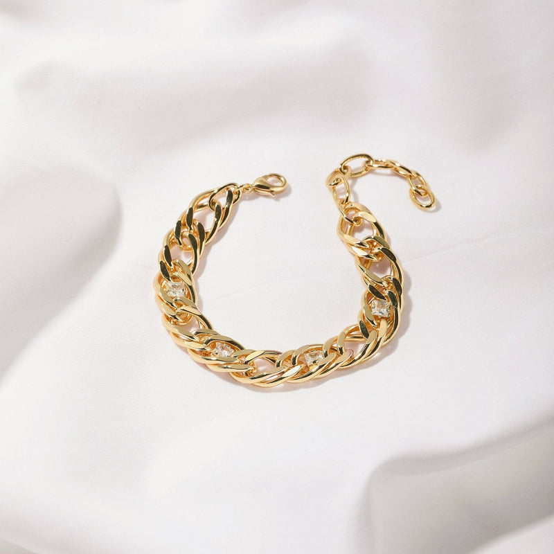 AUGUST | Zircon Studded Bracelet Perri Foia 