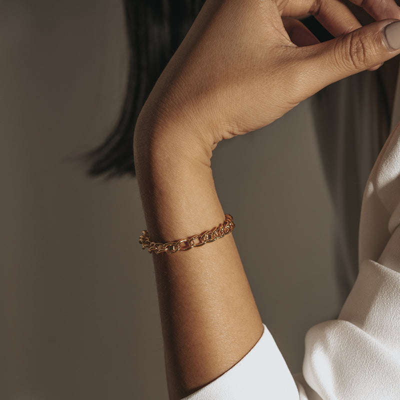 CATENA | Zircon Chain Bracelet with Extender Perri Foia 