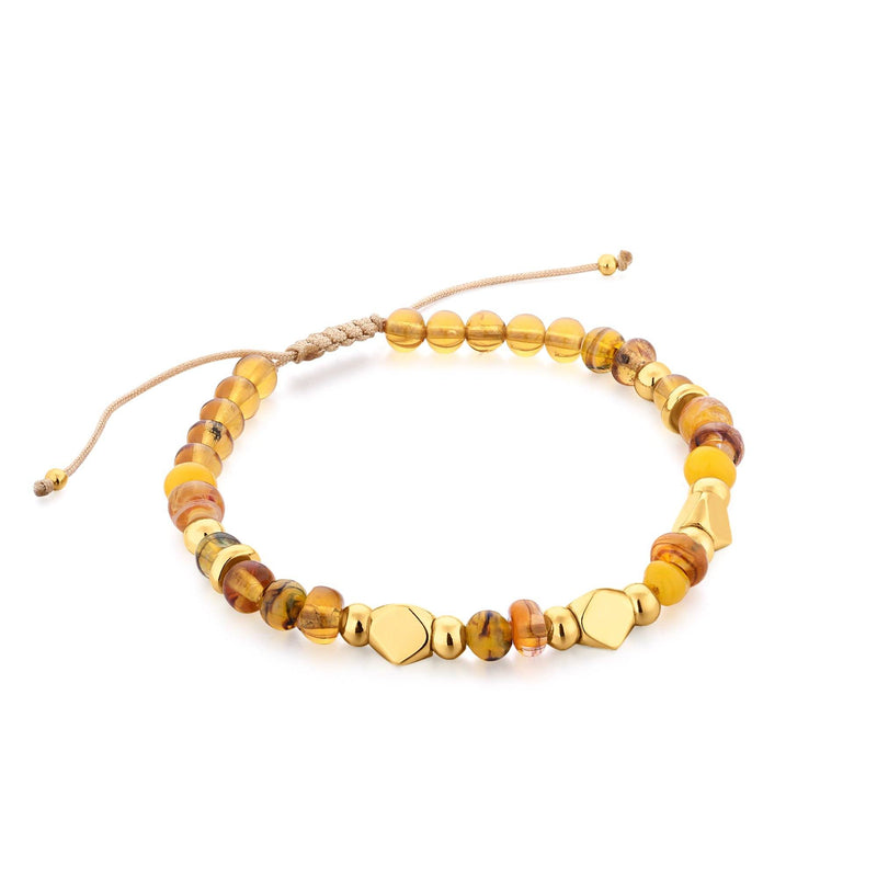 ZION | Honey Gold Murano Glass Bracelet Perri Foia 