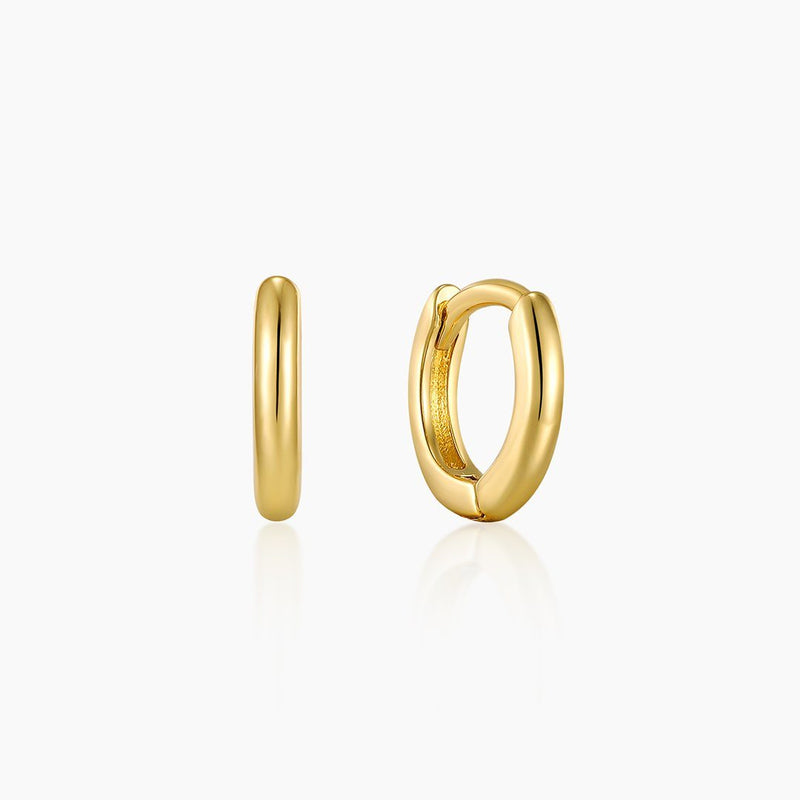 ARIA | Huggie Hoop Earrings Perri Foia gold 