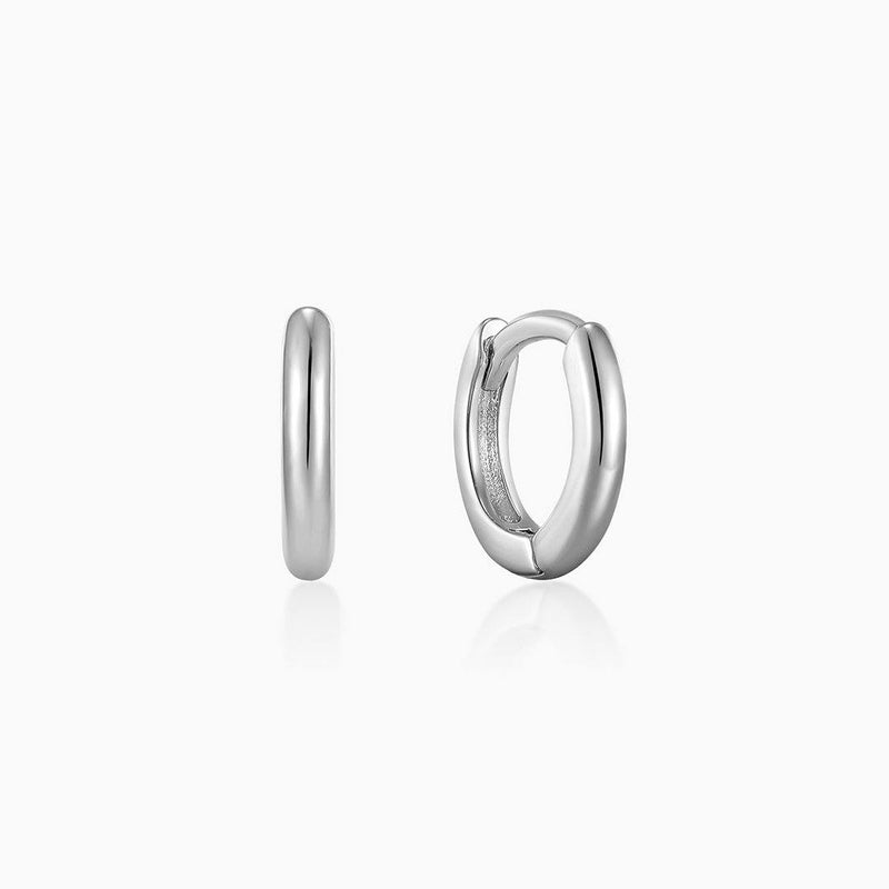 ARIA | Huggie Hoop Earrings Perri Foia silver 