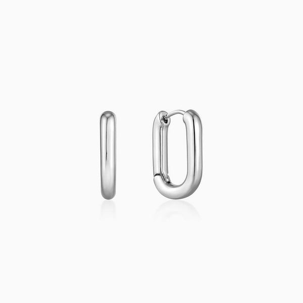 SITKA | Sleek Tubular Oval Hoop Earrings Perri Foia 