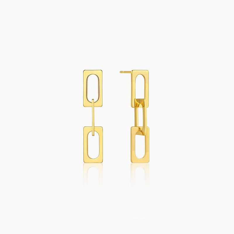LASKY | Retro Geometric Dangle Earrings Perri Foia 