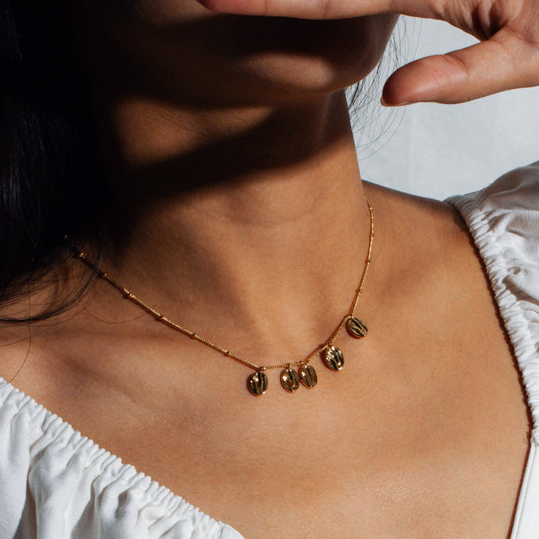 COSMOS | Muti-Pendant Curb Chain Necklace news Perri Foia 