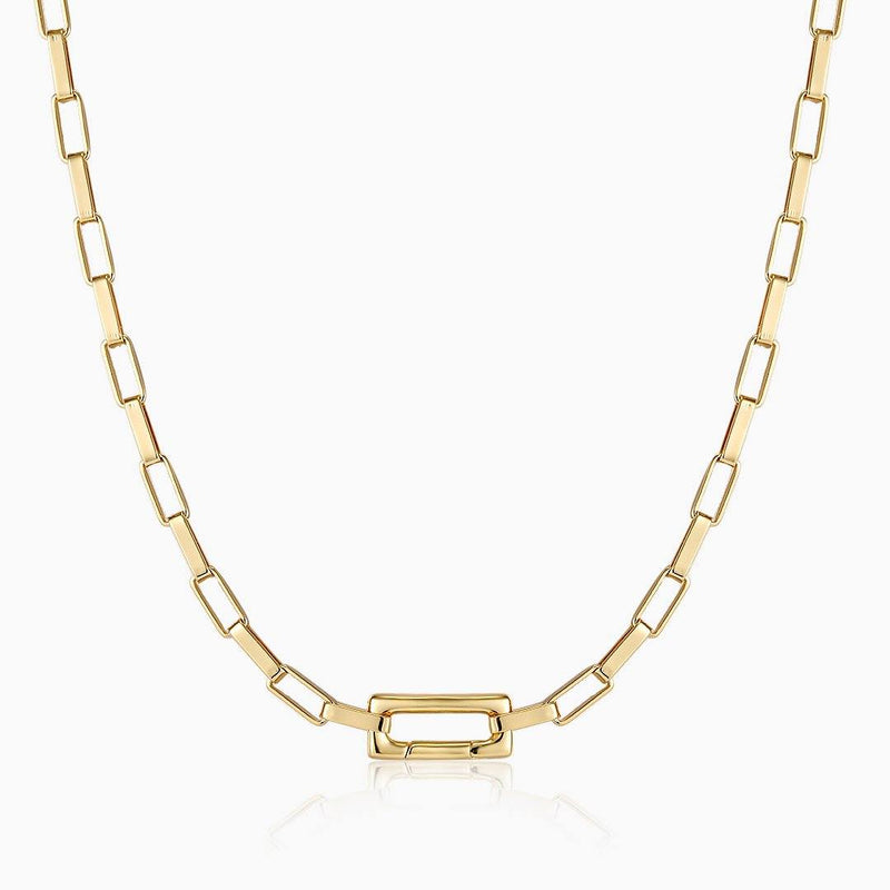 NARENDRA | Track Link Necklace Perri Foia 14K Gold Plated 