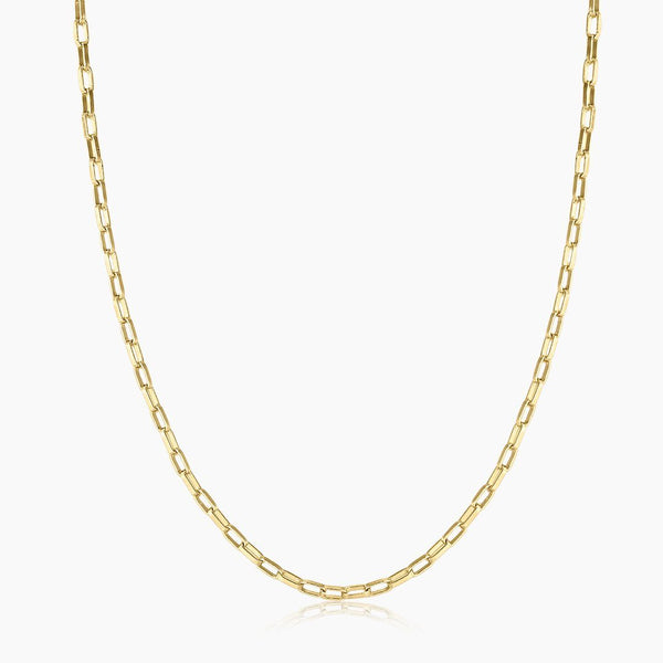 JUNO | Slinky Cable Link Necklace Perri Foia 14K Gold Plated 