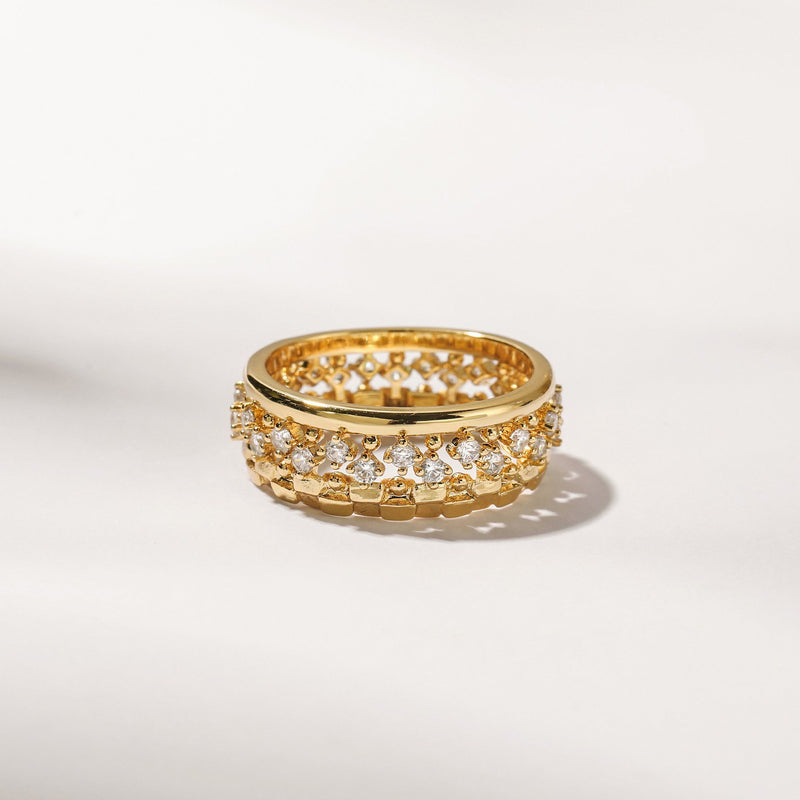GAIETY | Zircon Studded Ring Perri Foia 