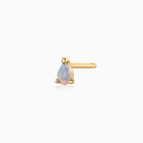 ARYSTA | Opal Pear Stud Perri Foia 14K Solid Gold 