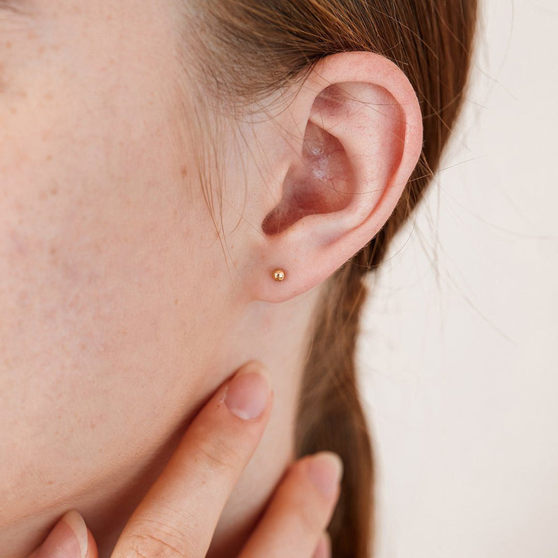 SOTO| Classic Single Ball Stud Earring Perri Foia 