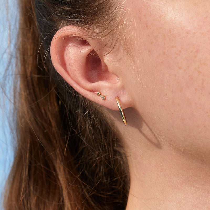 ARIA | 18.5mm Huggie Hoop Earrings Perri Foia 